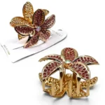 Clip Metal Dorado Para Cabello – Paq x 12 Unid - Imagen 2
