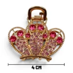 Clip Metal Dorado Para Cabello – Paq x 12 Unid