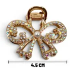 Clip Metal Dorado Para Cabello – Paq x 12 Unid