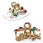 Clip Metal Dorado Para Cabello – Paq x 12 Unid - Imagen 2