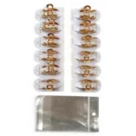 Clip Metal Dorado Para Cabello – Paq x 12 Unid - Imagen 3