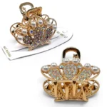 Clip Metal Dorado Para Cabello – Paq x 12 Unid - Imagen 2