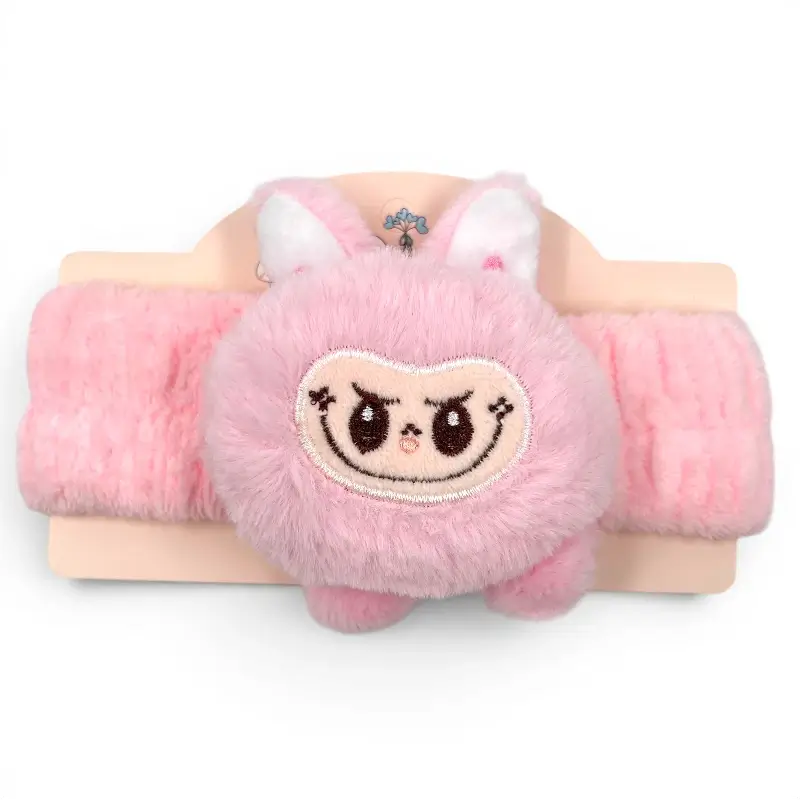 AYY001(4) Vincha de Peluche Diseño – Paq x 12 Unid - Imagen 1