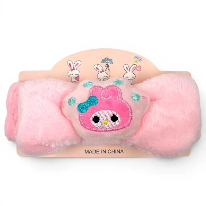 AYY008(4) Vincha de Peluche Diseño – Paq x 12 Unid - Imagen 1