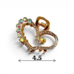 Clip Metal Dorado Para Cabello - Paq x 12 Unid