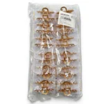 Clip Metal Dorado Para Cabello – Paq x 12 Unid - Imagen 4