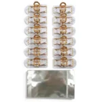 Clip Metal Dorado Para Cabello – Paq x 12 Unid - Imagen 3
