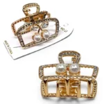 Clip Metal Dorado Para Cabello – Paq x 12 Unid - Imagen 2