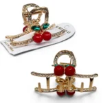 Clip Metal Dorado Para Cabello – Paq x 12 Unid - Imagen 2