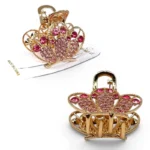 Clip Metal Dorado Para Cabello – Paq x 12 Unid - Imagen 2