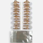 Clip Metal Dorado Para Cabello – Paq x 12 Unid - Imagen 3
