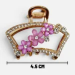 Clip Metal Dorado Para Cabello – Paq x 12 Unid