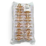 Clip Metal Dorado Para Cabello – Paq x 12 Unid - Imagen 4