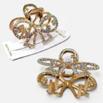 Clip Metal Dorado Para Cabello – Paq x 12 Unid - Imagen 2