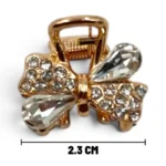 Clip Metal Dorado Para Cabello – Paq x 12 Unid