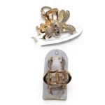 Clip Metal Dorado Para Cabello – Paq x 12 Unid - Imagen 2