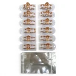 Clip Metal Dorado Para Cabello – Paq x 12 Unid - Imagen 3