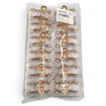 Clip Metal Dorado Para Cabello – Paq x 12 Unid - Imagen 4