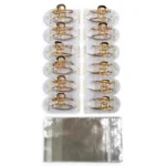 Clip Metal Dorado Para Cabello – Paq x 12 Unid - Imagen 3