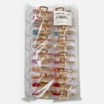 Clip Metal Dorado Para Cabello – Paq x 12 Unid - Imagen 4
