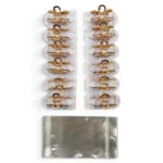 Clip Metal Dorado Para Cabello – Paq x 12 Unid - Imagen 3