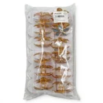 Clip Metal Dorado Para Cabello – Paq x 12 Unid - Imagen 4