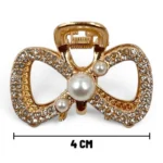 Clip Metal Dorado Para Cabello – Paq x 12 Unid