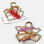 Clip Metal Dorado Para Cabello – Paq x 12 Unid - Imagen 2
