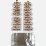 Clip Metal Dorado Para Cabello – Paq x 12 Unid - Imagen 3