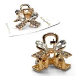 Clip Metal Dorado Para Cabello – Paq x 12 Unid - Imagen 2