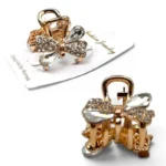 Clip Metal Dorado Para Cabello – Paq x 12 Unid - Imagen 2