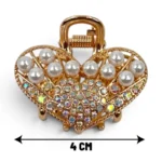 Clip Metal Dorado Para Cabello – Paq x 12 Unid