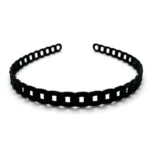 Vincha Piel de Durazno Negro – Paq x 12 Unid - Imagen 2