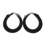 Vincha Plastico Acrilico Negro – Paq x 12 Unid - Imagen 3