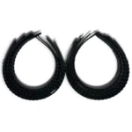 Vincha Piel de Durazno Negro – Paq x 12 Unid - Imagen 3