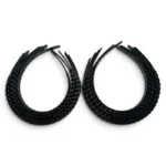 Vincha Plastico Acrilico Negro – Paq x 12 Unid - Imagen 3