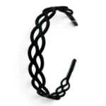 Vincha Piel de Durazno Negro – Paq x 12 unid