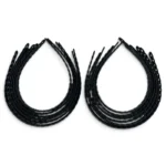Vincha Piel de Durazno Negro – Paq x 12 Unid - Imagen 3