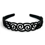 Vincha Piel de Durazno Negro – Paq x 12 unid - Imagen 2