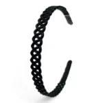 Vincha Piel de Durazno Negro – Paq x 12 Unid