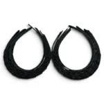 Vincha Piel de Durazno Negro – Paq x 12 unid - Imagen 3