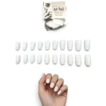 Uñas Postizas Blancas - Pqt x 24 Sets - Imagen 2