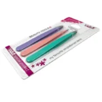 Set de 3 Pinzas Depilatorias de Acero - Paq x 12 cartillas - Imagen 2