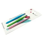 Set de 3 Pinzas Planas para Cejas y Belleza - Pqt x 12 cartillas - Imagen 2