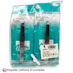 Pinza Depiladora de Acero – Pqt x 12 Unid - Imagen 2
