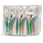 Set de 3 Pinzas Planas para Cejas y Belleza - Pqt x 12 cartillas - Imagen 3